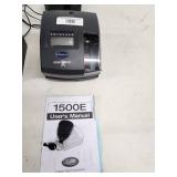 Lathem 1500E Atomic Time Clock with Power Adapter, Keys, and Manual