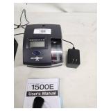 Lathem 1500E Atomic Time Clock with Power Adapter, Keys, and Manual