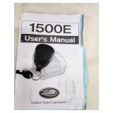 Lathem 1500E Atomic Time Clock with Power Adapter, Keys, and Manual