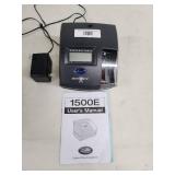 Lathem 1500E Atomic Time Clock with Power Adapter and Manual