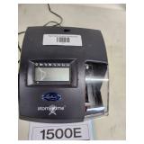 Lathem 1500E Atomic Time Clock with Power Adapter and Manual