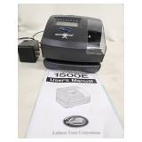 Lathem 1500E Atomic Time Clock with Power Adapter and Manual
