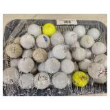 Lot of Golf Birdie Tee kits(2) and used golf balls
