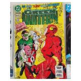 Collection of 7 DC Flash and Green Lantern Comic Books (1980s-1990s)