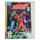 Collection of 7 DC Flash and Green Lantern Comic Books (1980s-1990s)