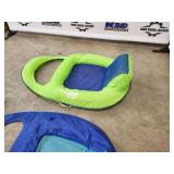 Pair of SwimWays Spring Float Recliner Pool Lounges