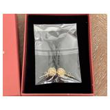 Barzel Gold Plated Earrings