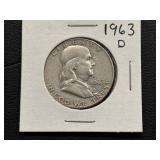 1963-D Franklin Half Dollar