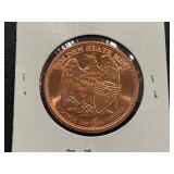 1 Ounce .999 Fine Copper Round Don