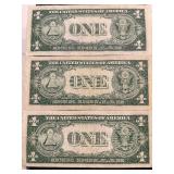 1935 Blue Seal $1 Dollar Silver Certificates