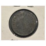 1943 A Third Reich 1 Reichspfennig