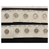 Mercury Silver Dimes