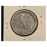 1916 Walking Liberty Half Dollar Only 608,000 Minted