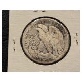 1916-D Walking Liberty Half Dollar Obverse Mint Mark 1,014,400 Minted