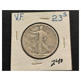 1923-S Walking Liberty Half Dollar