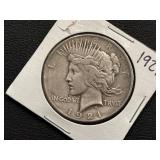 1921 Peace Dollar High Relief Only 1,006,473 Minted