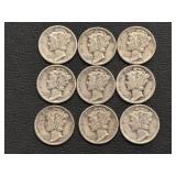 Mercury Silver Dimes