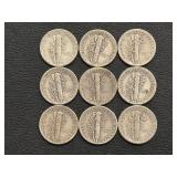 Mercury Silver Dimes