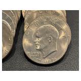 1976-D Eisenhower Bicentennial Dollar Roll Uncirculated