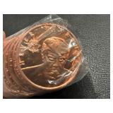 11-1 Ounce .999 Fine Copper Rounds Donald Trump