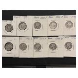 Mercury Silver Dimes