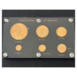 Mexico Gold Peso Collection