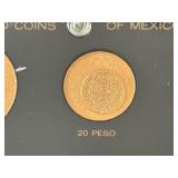Mexico Gold Peso Collection
