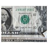 1963 Green Seal $1 Dollar Barr Notes