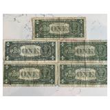 1963 Green Seal $1 Dollar Barr Notes