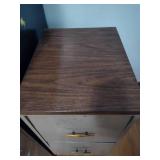 Two Vintage File Cabinets