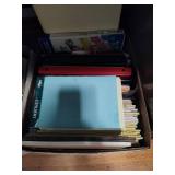 Large Metal Desk & Huge Lot of Office Supplies