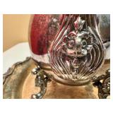 Silver Plated Tea Service and Serving Trays