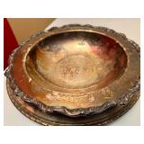 Silver Plated Tea Service and Serving Trays