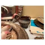 Large Lot of Silver Plated Serving Ware inc. Sheffield