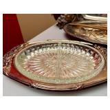 Large Lot of Silver Plated Serving Ware inc. Sheffield