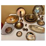 Large Lot of Silver Plated Serving Ware