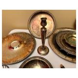 Large Lot of Silver Plated Serving Ware