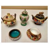 Miniature Cloisonne Pots, Vases and more