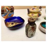 Miniature Cloisonne Pots, Vases and more