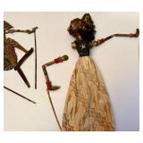 Indonesian Wooden Rod Puppets