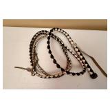 Braided Leather Whip
