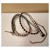 Braided Leather Whip