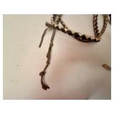 Braided Leather Whip