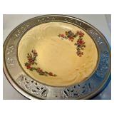 Provencial Ware "Golden Maire" Bowl, Gorham Silver Plated Trivet and more.