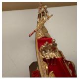 Venetian Gondola Figurine and Colosseum Wall Art