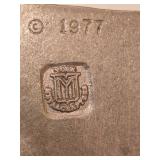 1977 Pewter Charcuterie Board