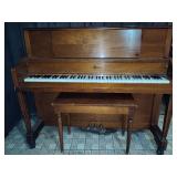 Vintage Cable Upright Piano with Bench