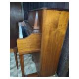 Vintage Cable Upright Piano with Bench