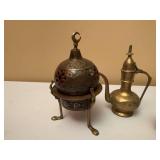 Brass Incense Burner, Genie Lamp and more