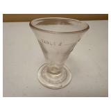 Set of Four Vintage Apothecary Beakers and Scale